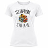 T-shirt de Sport Femme Les papillons c'est la vie