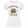 T-shirt de Sport Femme Être prof des écoles c'est la vie