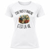 T-shirt de Sport Femme Être prof d'anglais c'est la vie