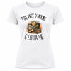 T-shirt de Sport Femme Être prof d'histoire c'est la vie