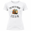 T-shirt de Sport Femme Être prof de musique c'est la vie