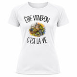 T-shirt de Sport Femme Être vigneron c'est la vie