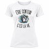 T-shirt de Sport Femme Être coiffeur c'est la vie