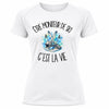 T-shirt de Sport Femme Être moniteur de ski c'est la vie