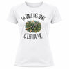 T-shirt de Sport Femme La taille des haies c'est la vie
