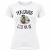 T-shirt de Sport Femme Mon canard c'est ma vie