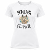 T-shirt de Sport Femme Mon lama c'est ma vie