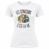 T-shirt de Sport Femme Les concours c'est la vie