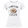 T-shirt de Sport Femme Le point de croix c'est la vie