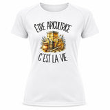 T-shirt de Sport Femme Être apicultrice c'est la vie