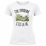 T-shirt de Sport Femme Être opticienne c'est la vie