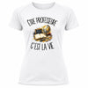 T-shirt de Sport Femme Être professeure c'est la vie