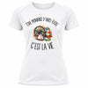 T-shirt de Sport Femme Être monitrice d'auto-école c'est la vie