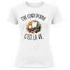 T-shirt de Sport Femme Être coach sportive c'est la vie