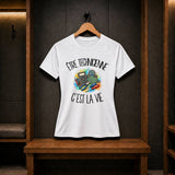 T-shirt de Sport Femme Être technicienne c'est la vie