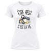 T-shirt de Sport Femme Être AESH c'est la vie