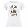 T-shirt de Sport Femme Être chef c'est la vie