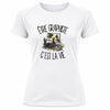 T-shirt de Sport Femme Être graphiste c'est la vie