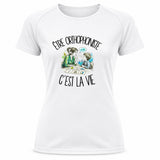 T-shirt de Sport Femme Être orthophoniste c'est la vie
