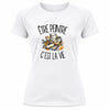T-shirt de Sport Femme Être peintre c'est la vie