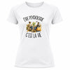 T-shirt de Sport Femme Être psychologue c'est la vie