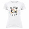 T-shirt de Sport Femme Être secrétaire c'est la vie