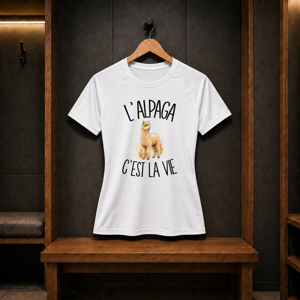 T-shirt de Sport Femme L'alpaga c'est la vie
