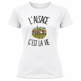 T-shirt de Sport Femme L'Alsace c'est la vie