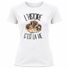 T-shirt de Sport Femme L'histoire c'est la vie