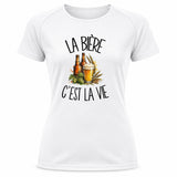 T-shirt de Sport Femme La bière c'est la vie