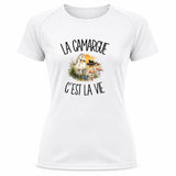 T-shirt de Sport Femme La Camargue c'est la vie