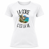 T-shirt de Sport Femme La Corse c'est la vie