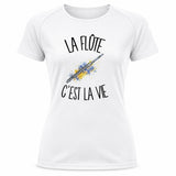 T-shirt de Sport Femme La flûte c'est la vie