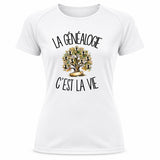 T-shirt de Sport Femme La généalogie c'est la vie