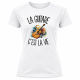 T-shirt de Sport Femme La guitare c'est la vie