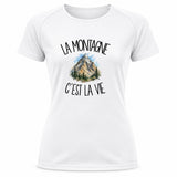 T-shirt de Sport Femme La montagne c'est la vie