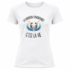 T-shirt de Sport Femme La natation synchronisée c'est la vie