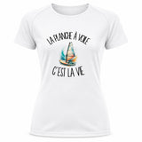 T-shirt de Sport Femme La planche à voile c'est la vie