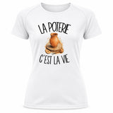 T-shirt de Sport Femme La poterie c'est la vie