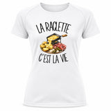 T-shirt de Sport Femme La raclette c'est la vie