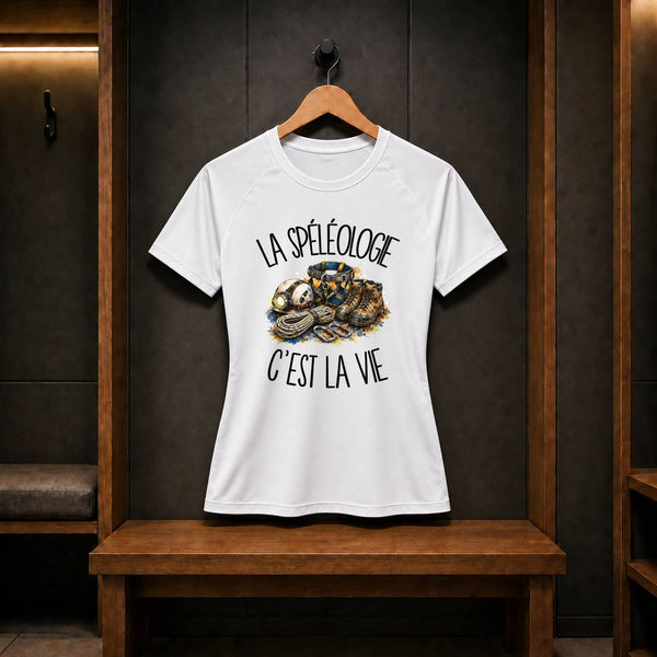 T-shirt de Sport Femme La spéléologie c'est la vie