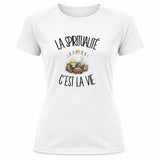 T-shirt de Sport Femme La spiritualité c'est la vie