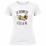 T-shirt de Sport Femme La trompette c'est la vie