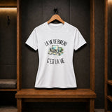 T-shirt de Sport Femme La vie de bureau c'est la vie