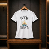 T-shirt de Sport Femme La voile c'est la vie