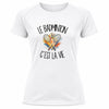 T-shirt de Sport Femme Le badminton c'est la vie