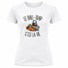 T-shirt de Sport Femme Le ball-trap c'est la vie