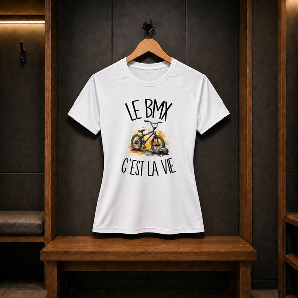 T-shirt de Sport Femme Le BMX c'est la vie