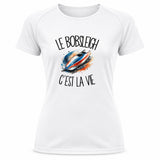 T-shirt de Sport Femme Le bobsleigh c'est la vie