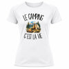 T-shirt de Sport Femme Le camping c'est la vie
